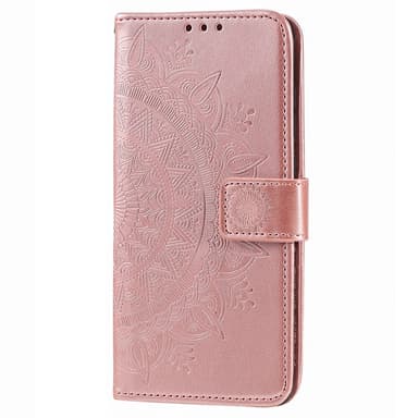 SKALO iPhone 16 Pro Mandala Flip Cover - Rosa guld