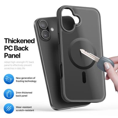 DUX DUCIS iPhone 16 Plus Yind Series Matte Finish Cover - Sort