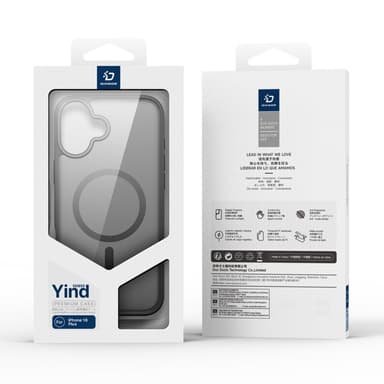 DUX DUCIS iPhone 16 Plus Yind Series Matte Finish Cover - Sort
