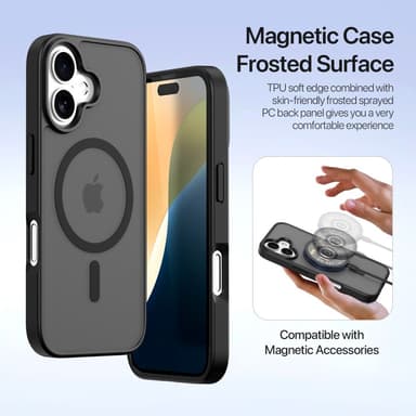 DUX DUCIS iPhone 16 Plus Lawa Series Flip Cover - Sort