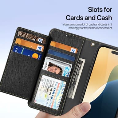 DUX DUCIS iPhone 16 Plus Lawa Series Flip Cover - Sort