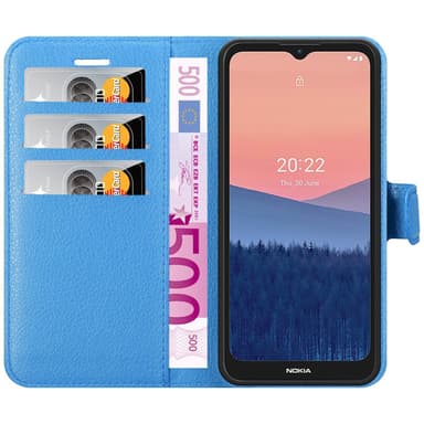 Nokia C21 Pungetui Cover Case (Blå)
