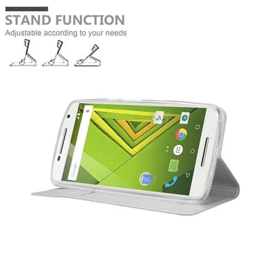 Motorola MOTO X PLAY Cover Etui Case (Sølv)