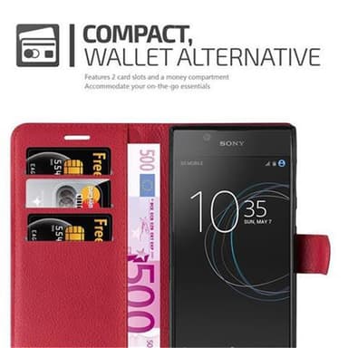 Sony Xperia L1 Pungetui Cover Case (Rød)