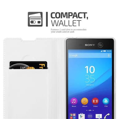 Sony Xperia M5 Cover Etui Case (Sølv)