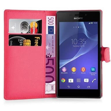 Sony Xperia M2 / M2 AQUA Pungetui Cover Case (Rød)
