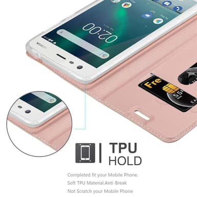 Nokia 2 2017 Cover Etui Case (Lyserød)