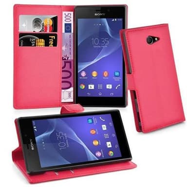 Sony Xperia M2 / M2 AQUA Pungetui Cover Case (Rød)