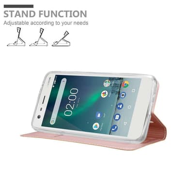 Nokia 2 2017 Cover Etui Case (Lyserød)