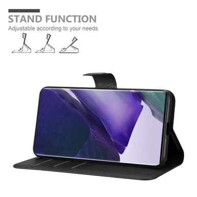 Samsung Galaxy NOTE 20 PLUS Pungetui Cover Case (Sort)