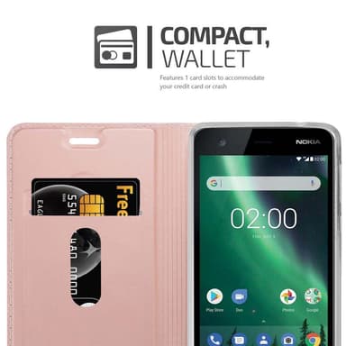 Nokia 2 2017 Cover Etui Case (Lyserød)