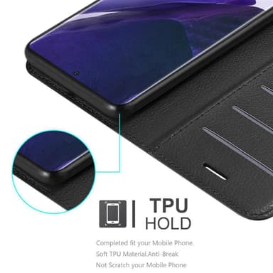 Samsung Galaxy NOTE 20 PLUS Pungetui Cover Case (Sort)