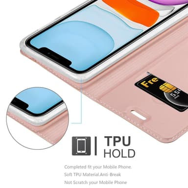 iPhone 11 Cover Etui Case (Lyserød)