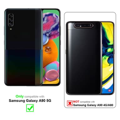 Samsung Galaxy A90 5G Cover Etui Case (Sort)
