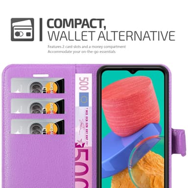 Samsung Galaxy M33 5G Pungetui Cover Case (Lilla)