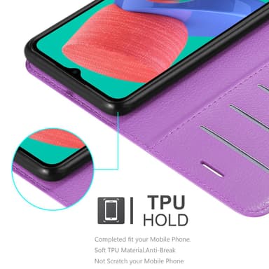Samsung Galaxy M33 5G Pungetui Cover Case (Lilla)