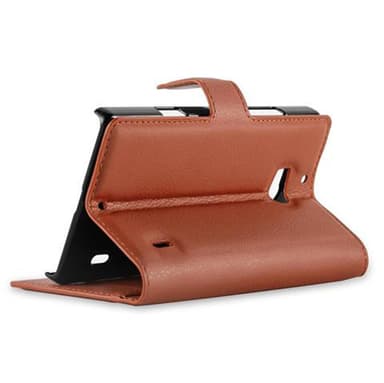 Nokia Lumia 929 / 930 Pungetui Cover Case (Brun)