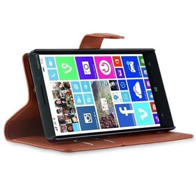 Nokia Lumia 929 / 930 Pungetui Cover Case (Brun)