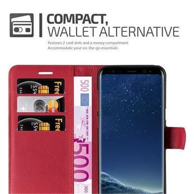 Samsung Galaxy S8 Pungetui Cover Case (Rød)