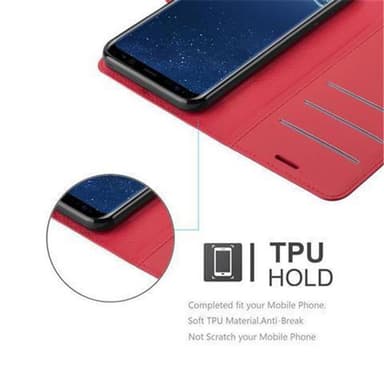 Samsung Galaxy S8 Pungetui Cover Case (Rød)