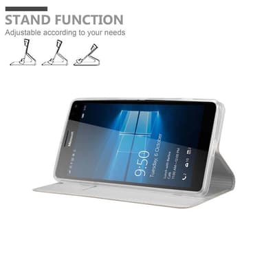 Nokia Lumia 950 XL Cover Etui Case (Sølv)