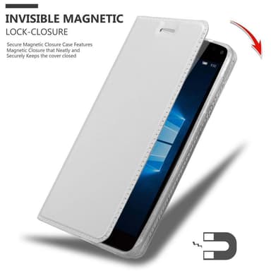 Nokia Lumia 950 XL Cover Etui Case (Sølv)