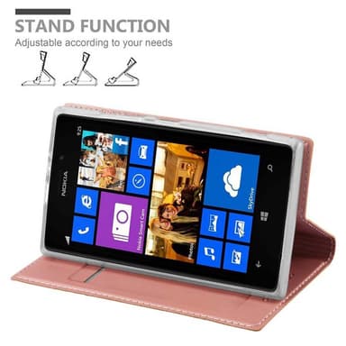 Nokia Lumia 925 Cover Etui Case (Lyserød)