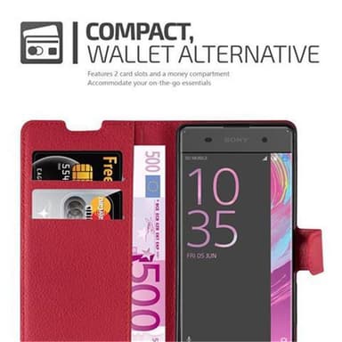 Sony Xperia XA Pungetui Cover Case (Rød)