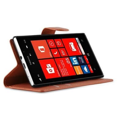 Nokia Lumia 925 Pungetui Cover Case (Brun)