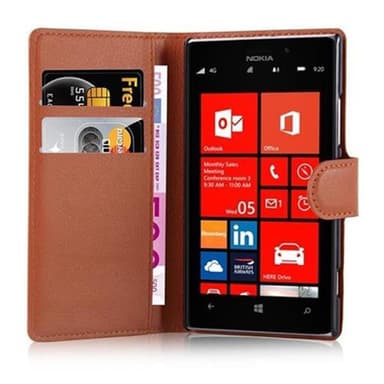 Nokia Lumia 925 Pungetui Cover Case (Brun)