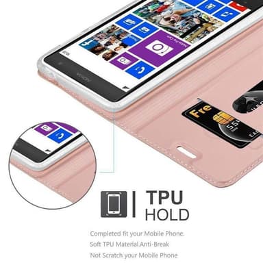 Nokia Lumia 1020 Cover Etui Case (Lyserød)