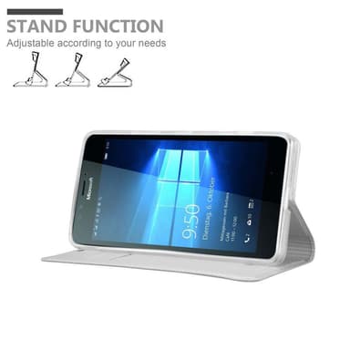 Nokia Lumia 950 Cover Etui Case (Sølv)
