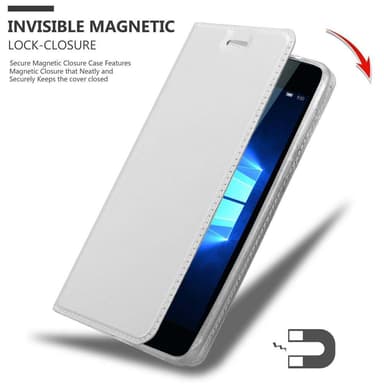 Nokia Lumia 950 Cover Etui Case (Sølv)