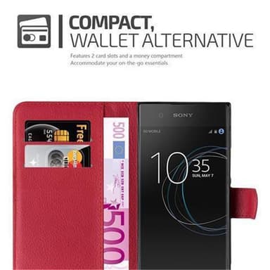 Sony Xperia XA1 Pungetui Cover Case (Rød)