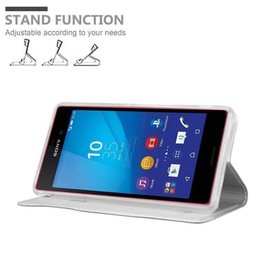 Sony Xperia M4 AQUA Cover Etui Case (Sølv)
