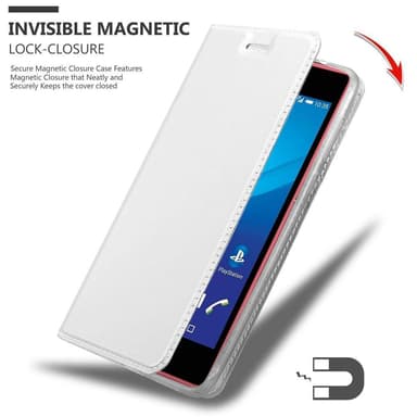 Sony Xperia M4 AQUA Cover Etui Case (Sølv)