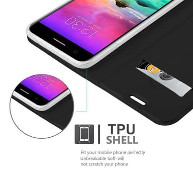 LG K10 2017 Cover Etui Case (Sort)