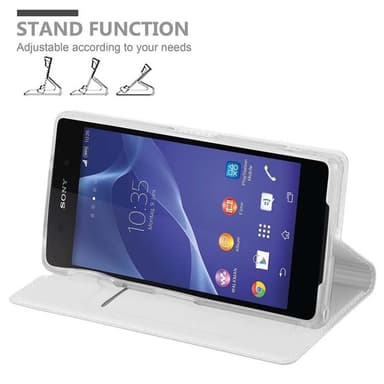 Sony Xperia Z2 Cover Etui Case (Sølv)