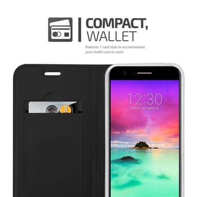 LG K10 2017 Cover Etui Case (Sort)
