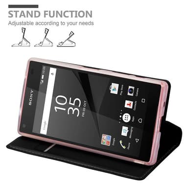 Sony Xperia Z5 COMPACT Cover Etui Case (Sort)