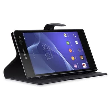 Sony Xperia C3 Pungetui Cover Case (Sort)