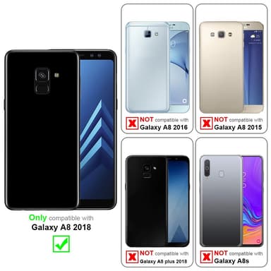 Samsung Galaxy A8 2018 Pungetui Cover Case (Sort)