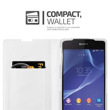 Sony Xperia Z2 Cover Etui Case (Sølv)