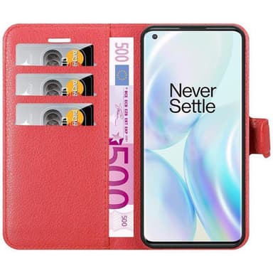 OnePlus 8 PRO Pungetui Cover Case (Rød)