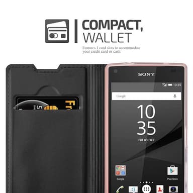 Sony Xperia Z5 COMPACT Cover Etui Case (Sort)
