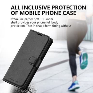 Samsung Galaxy NOTE 20 ULTRA Pungetui Cover Case (Sort)