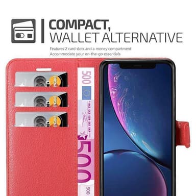 iPhone 11 PRO MAX Pungetui Cover Case (Rød)
