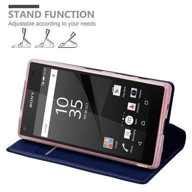 Sony Xperia Z5 COMPACT Cover Etui Case (Blå)
