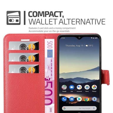 Nokia 7.2 Pungetui Cover Case (Rød)