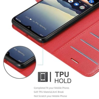 Nokia 7.2 Pungetui Cover Case (Rød)